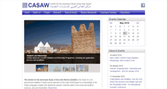 Desktop Screenshot of casaw.ac.uk
