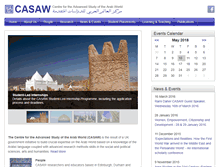 Tablet Screenshot of casaw.ac.uk